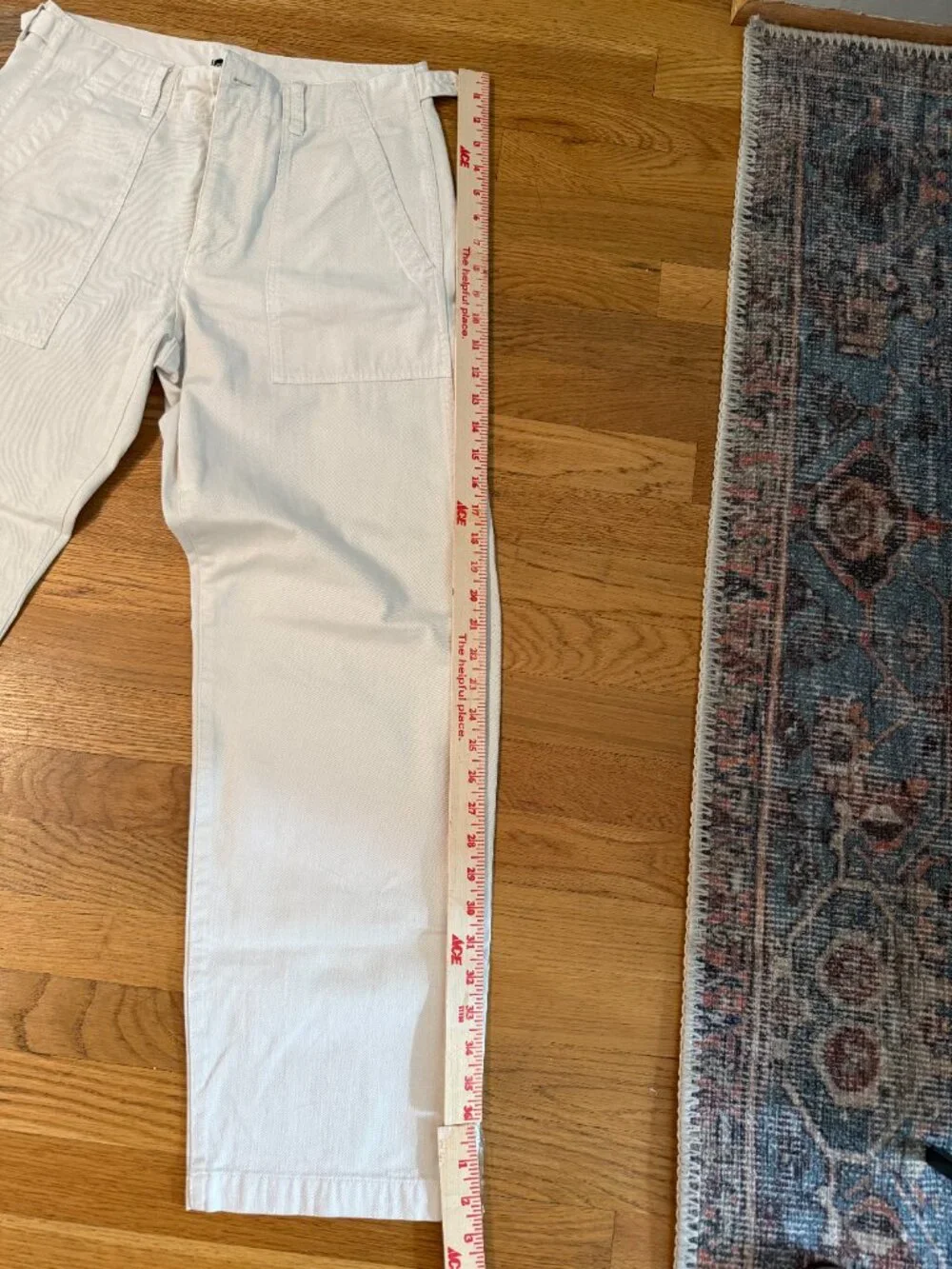 Madewell cream utility trousers - 28x32